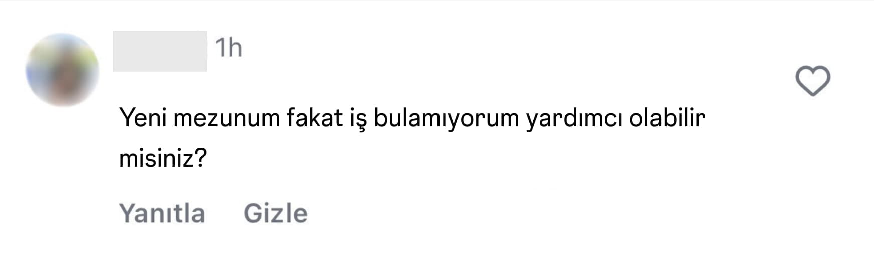 Instagram yorum